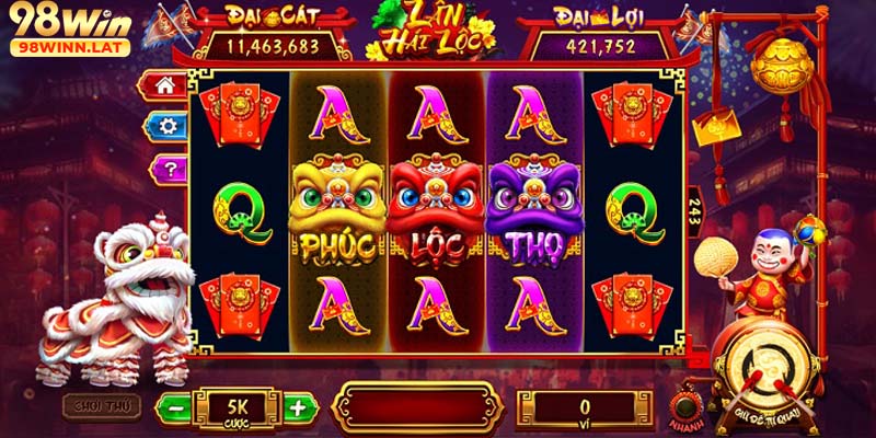 Hướng dẫn tham gia chơi quay slot lân hái lộc cho người mới