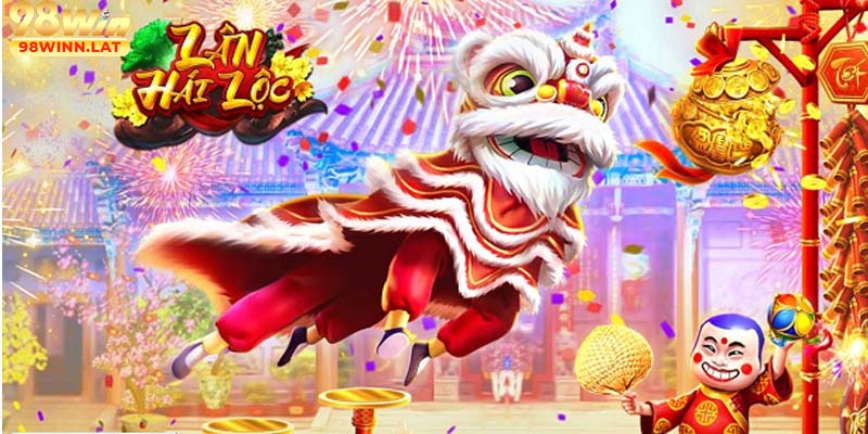 Quay slot lân hái lộc